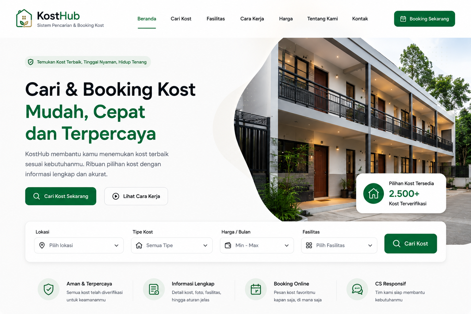 KostHub Booking Kost System