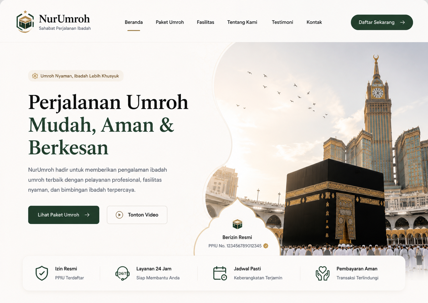 NurUmroh Travel Umroh System